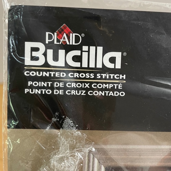 Bucilla Plaid Counted Cross Stitch Kit I Can Do All Things Through Christ New - Picture 3 of 6